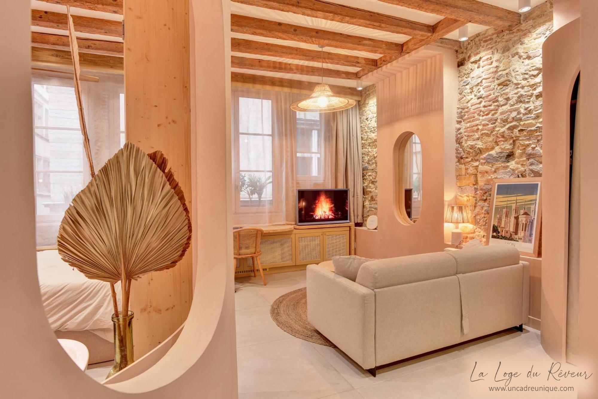 La Loge Du Reveur - Spa - Vieux-Lyon Lião Exterior foto